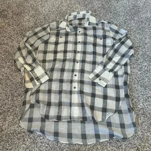 Oversized Buffalo Plaid Shirt